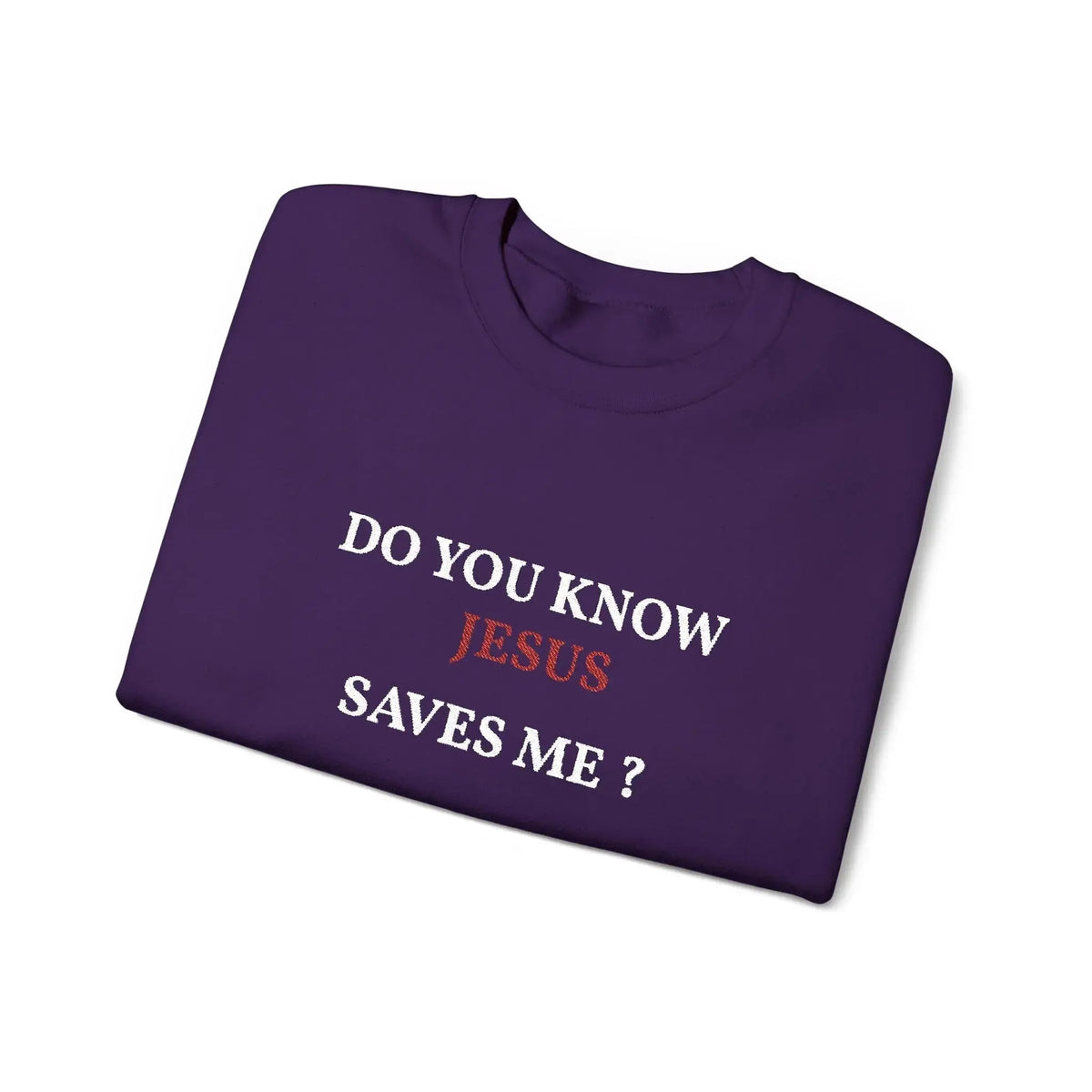 Christian women's Bible truth crewneck, faith apparel detail