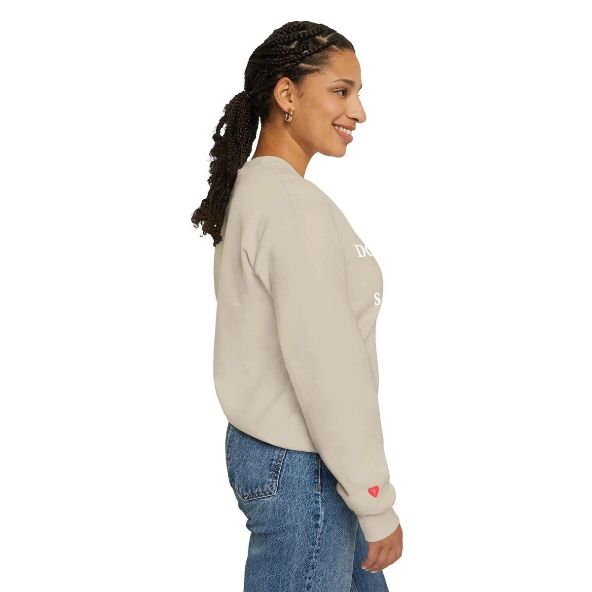 Christian Bible truth sweatshirt styling, faith women's wear