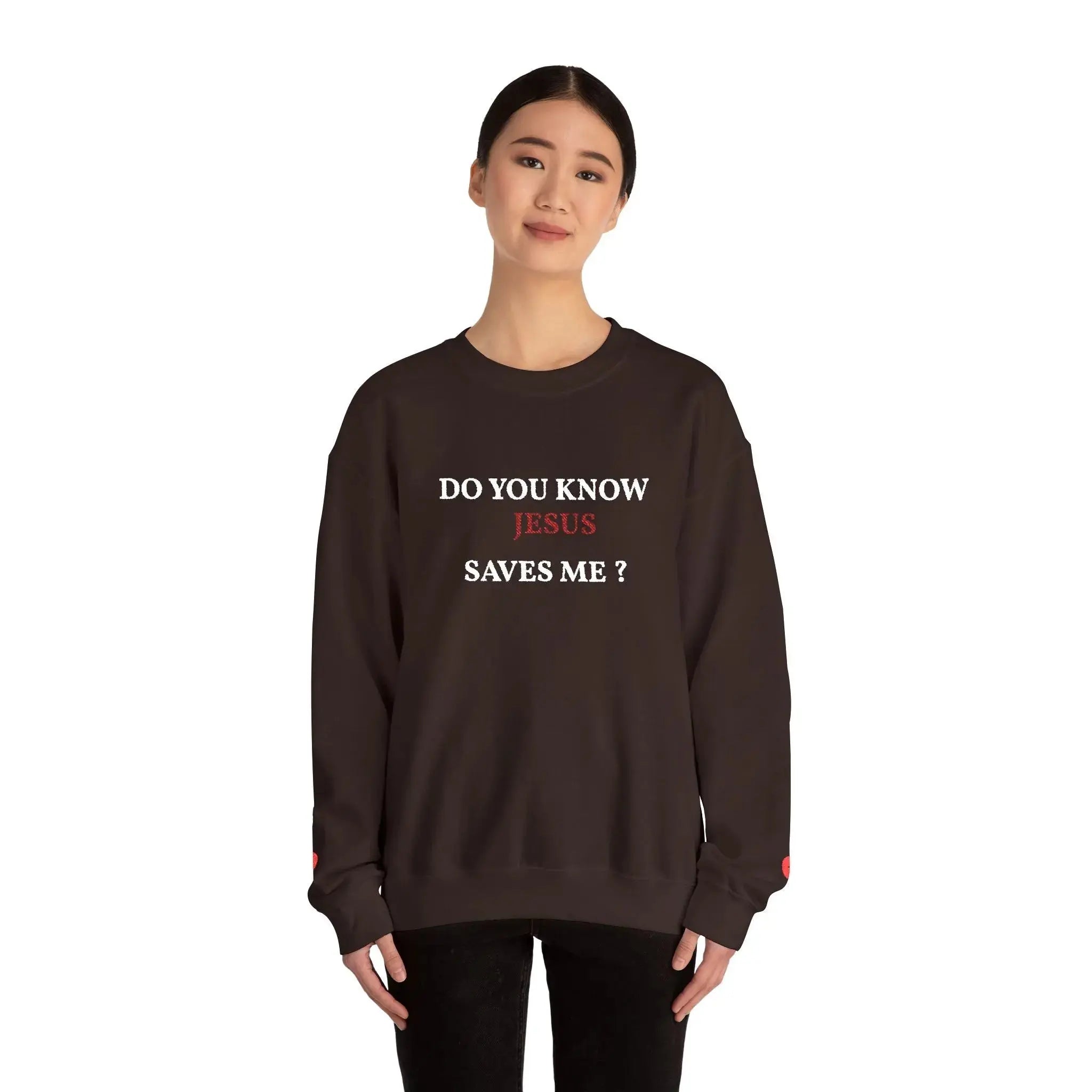 Bible truth sweatshirt packaging shot, Christian faith gift