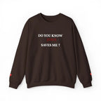 Faith crewneck sweatshirt lifestyle, Christian women's apparel