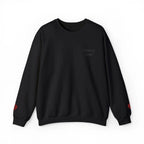 Bible truth sweatshirt embroidery detail, Christian faith clothing