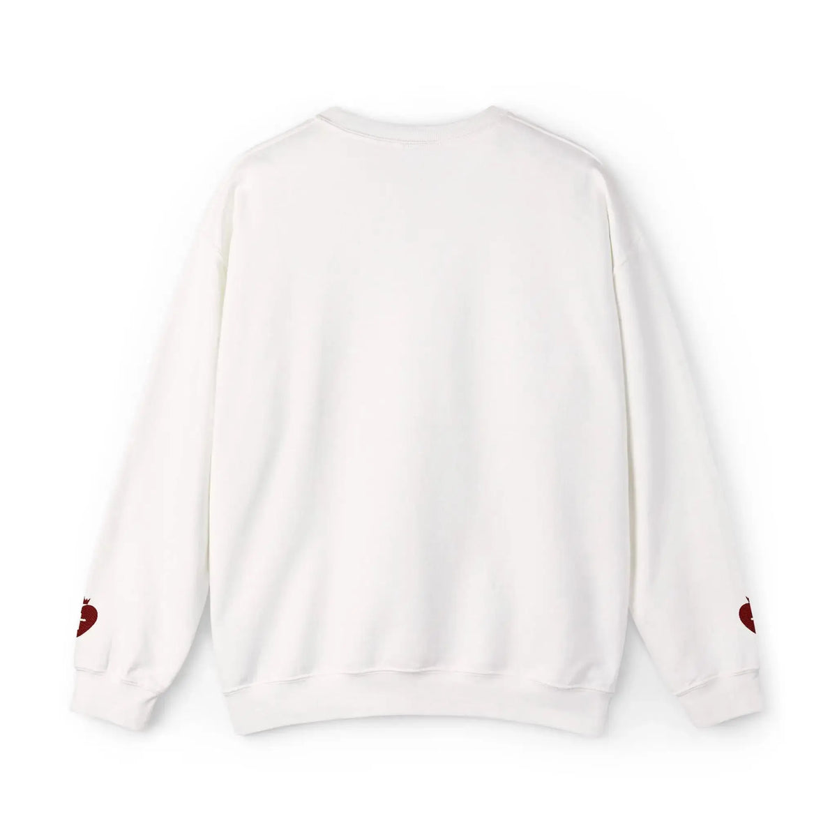 Bible verse crewneck on model, Christian women's faith apparel