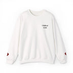 Woman wearing Bible faith crewneck sweatshirt, gift for her