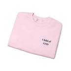 Christian faith crewneck flatlay, Bible verse women's sweatshirt