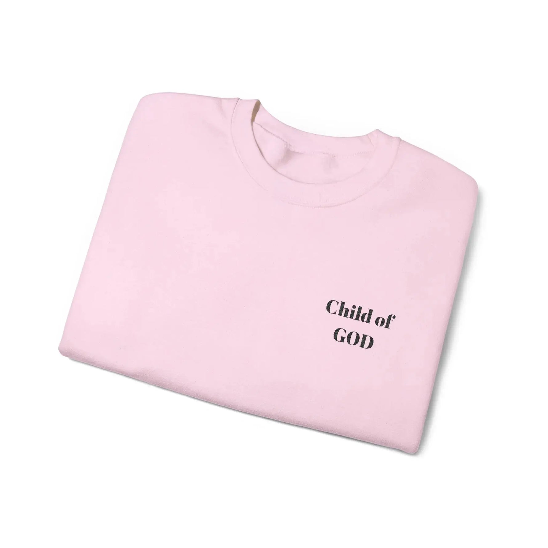 Christian faith crewneck flatlay, Bible verse women's sweatshirt