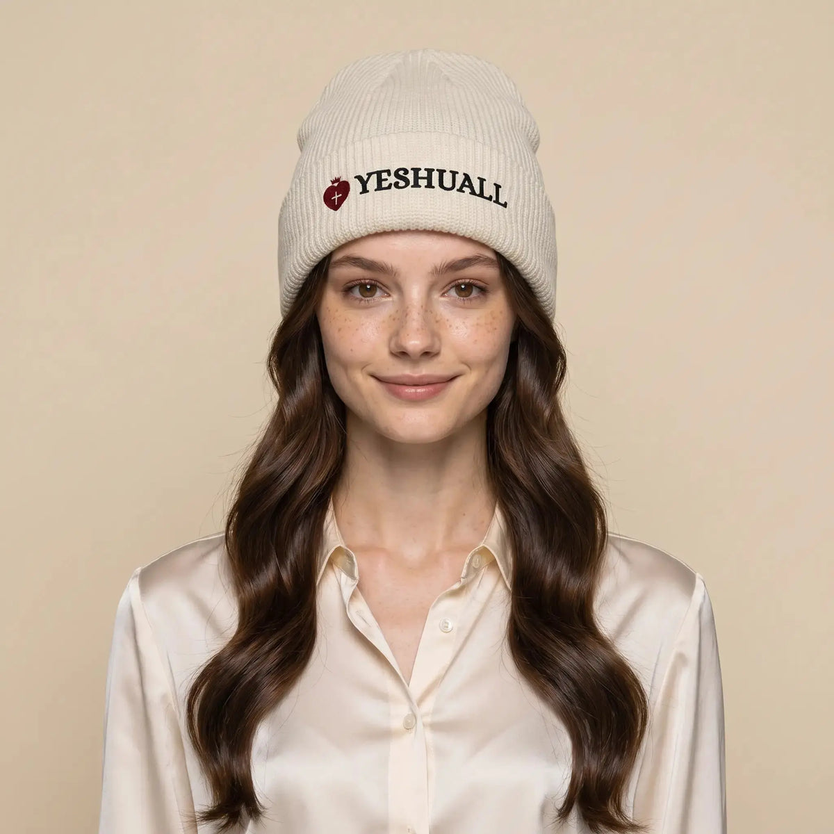 Christian faith beanie embroidered women's hat, YESHUALL accessories