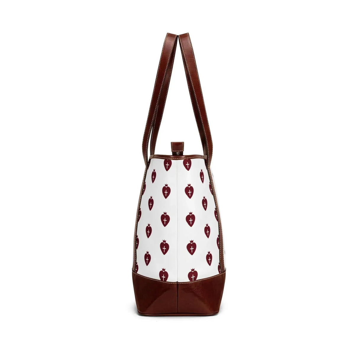 Faith handbag print detail close-up, Christian women's accessories