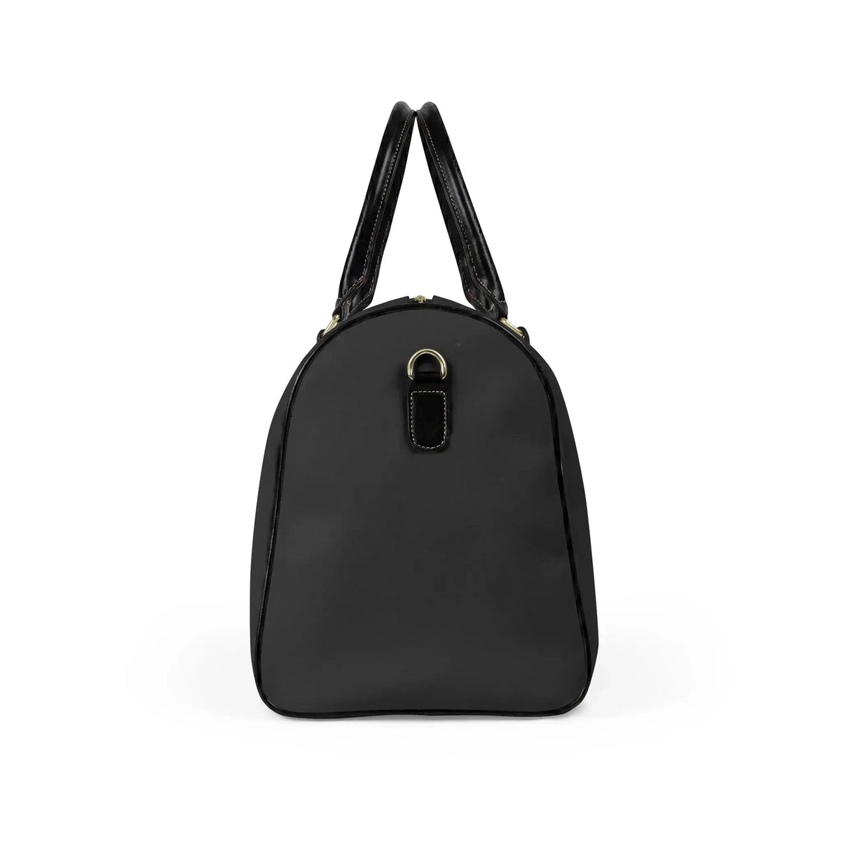 Heart Cross leather bag emblem close-up, faith women's travel gift