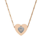 Christian Heart Necklace (Engraving) YESHUALL - YESHUALL