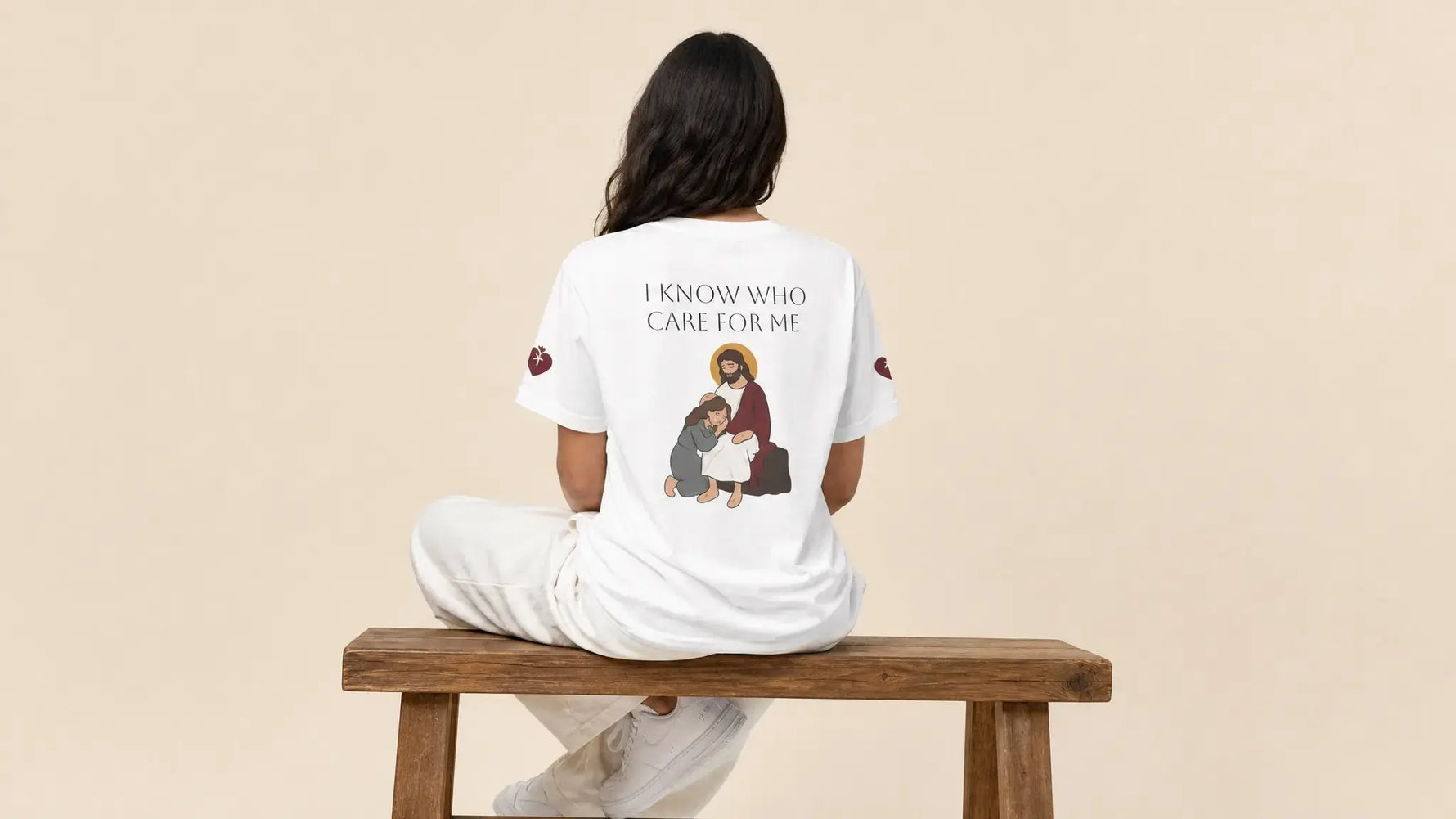 Christian women's heavy cotton tee faith apparel, YESHUALL