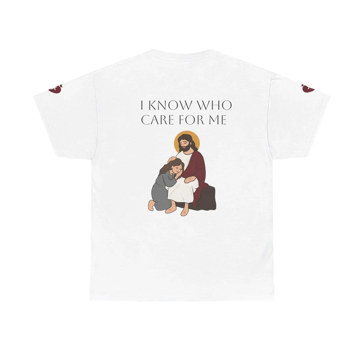 Christian women's faith tee embroidery, heavy cotton apparel