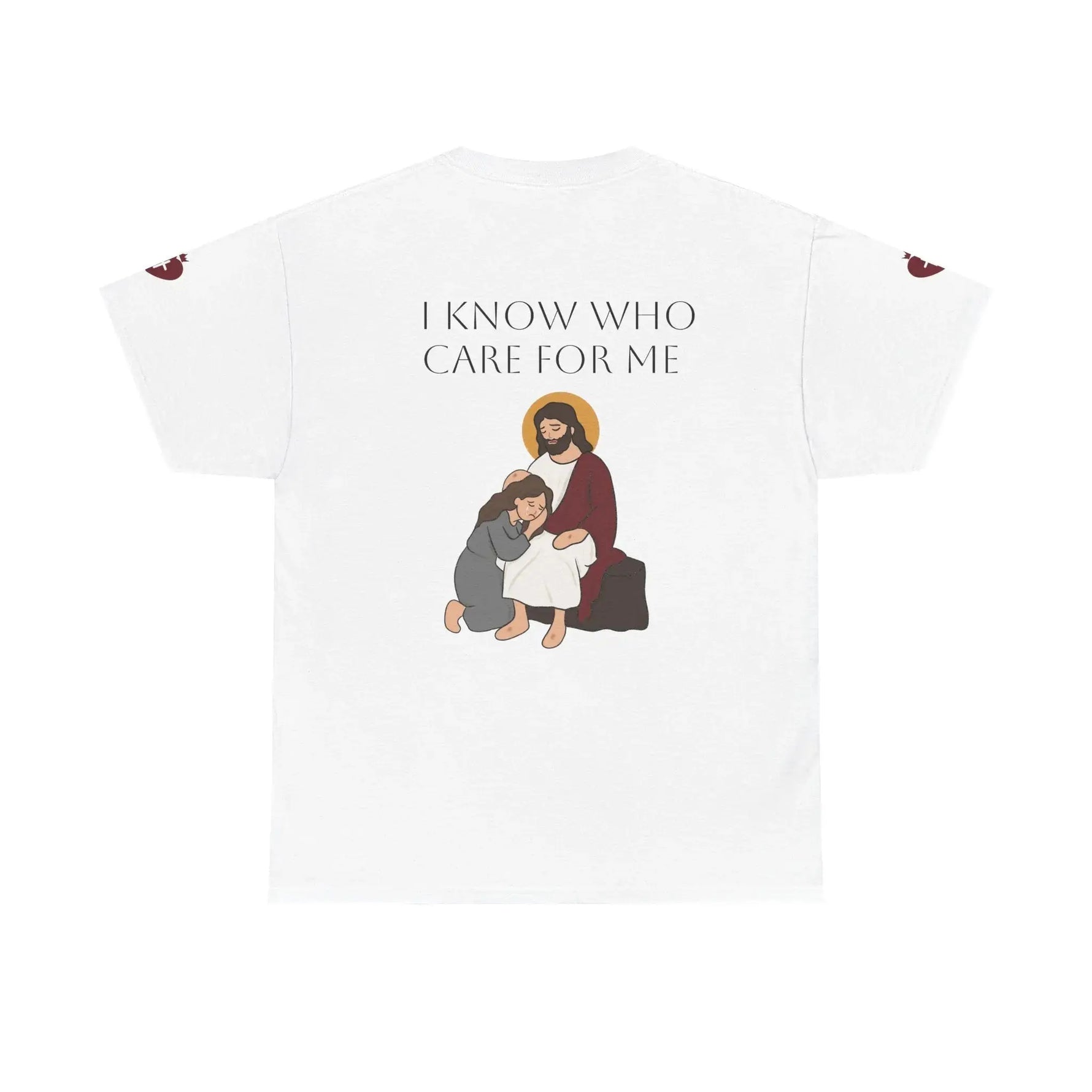 Christian women's faith tee embroidery, heavy cotton apparel