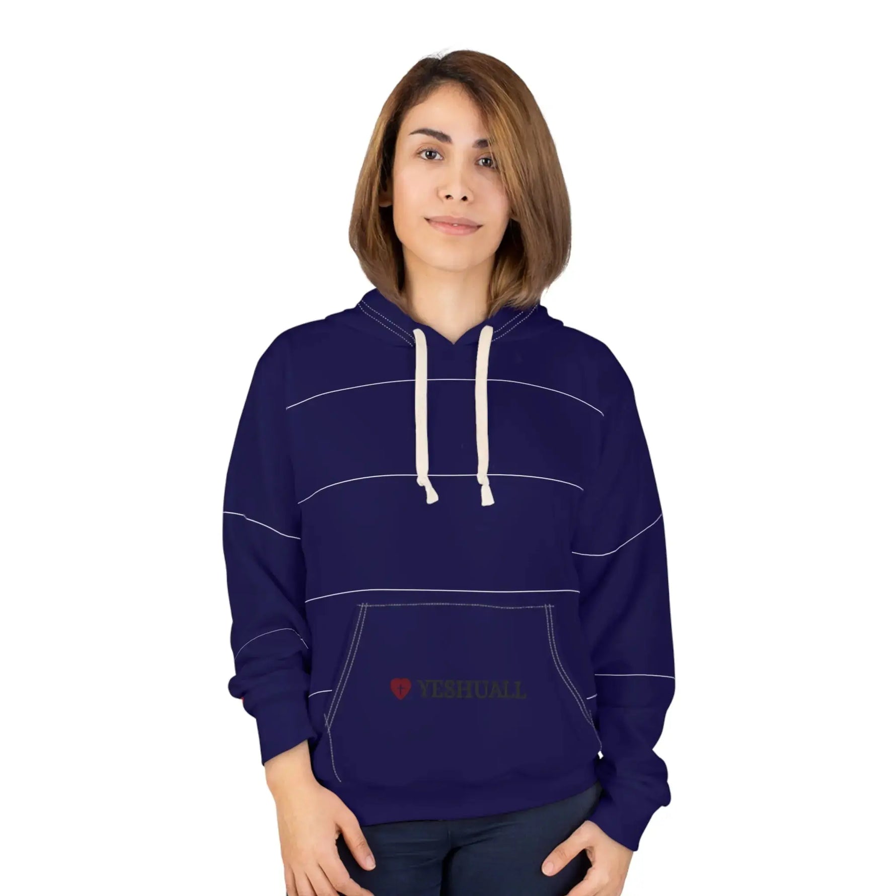Christian Hoodie YESHUALL White Line - YESHUALL