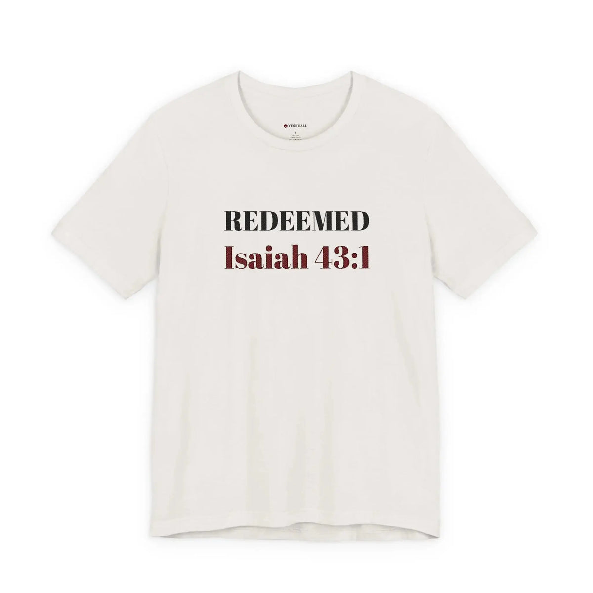 Faith based tee lifestyle shot, Christian women's apparel