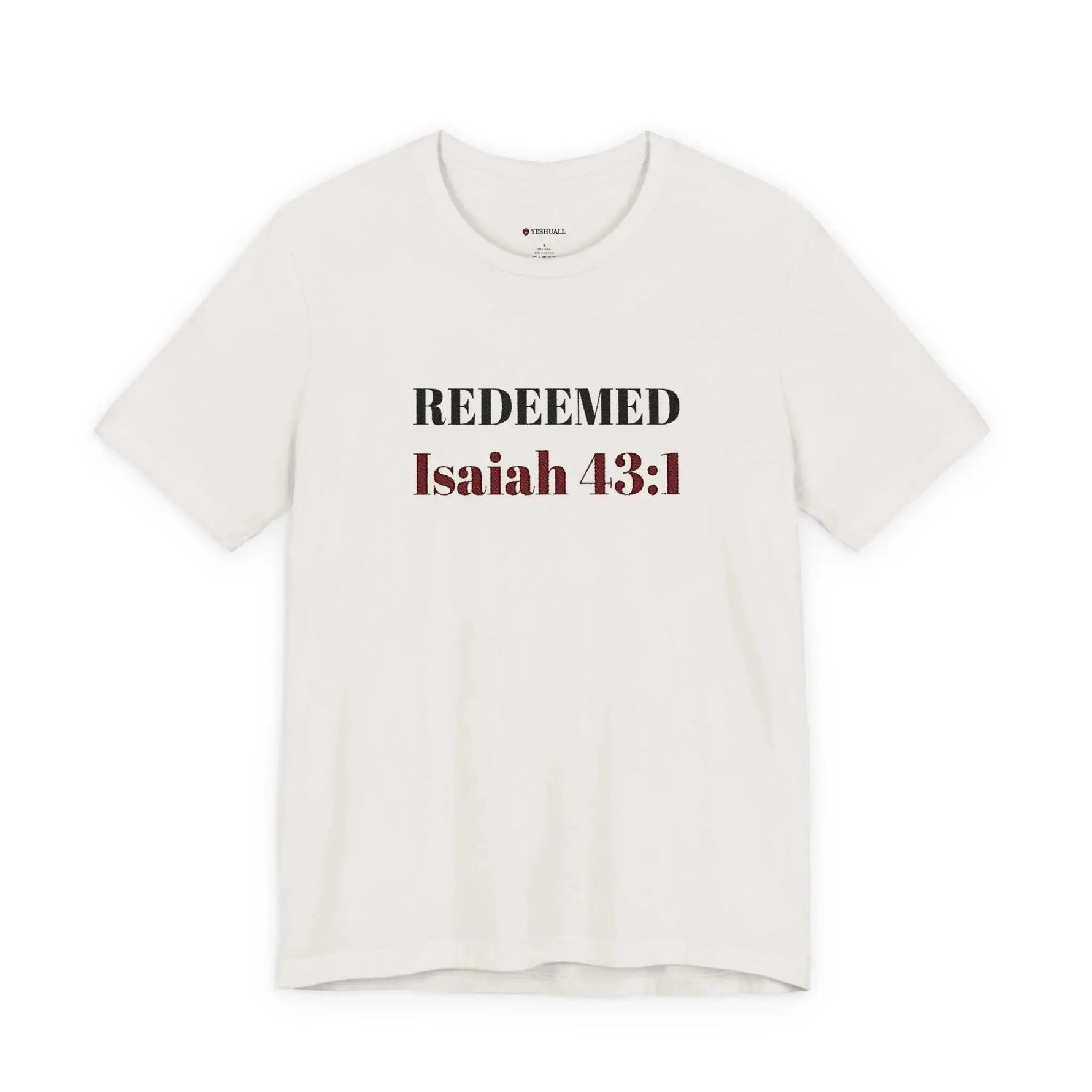 Faith based tee lifestyle shot, Christian women's apparel