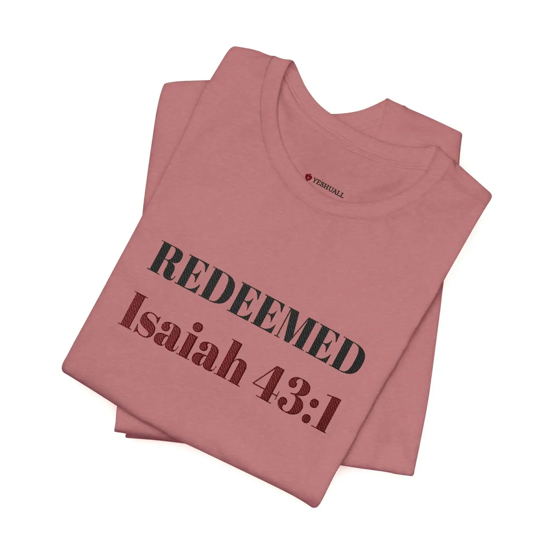 Christian jersey tee gifted, faith apparel for women YESHUALL