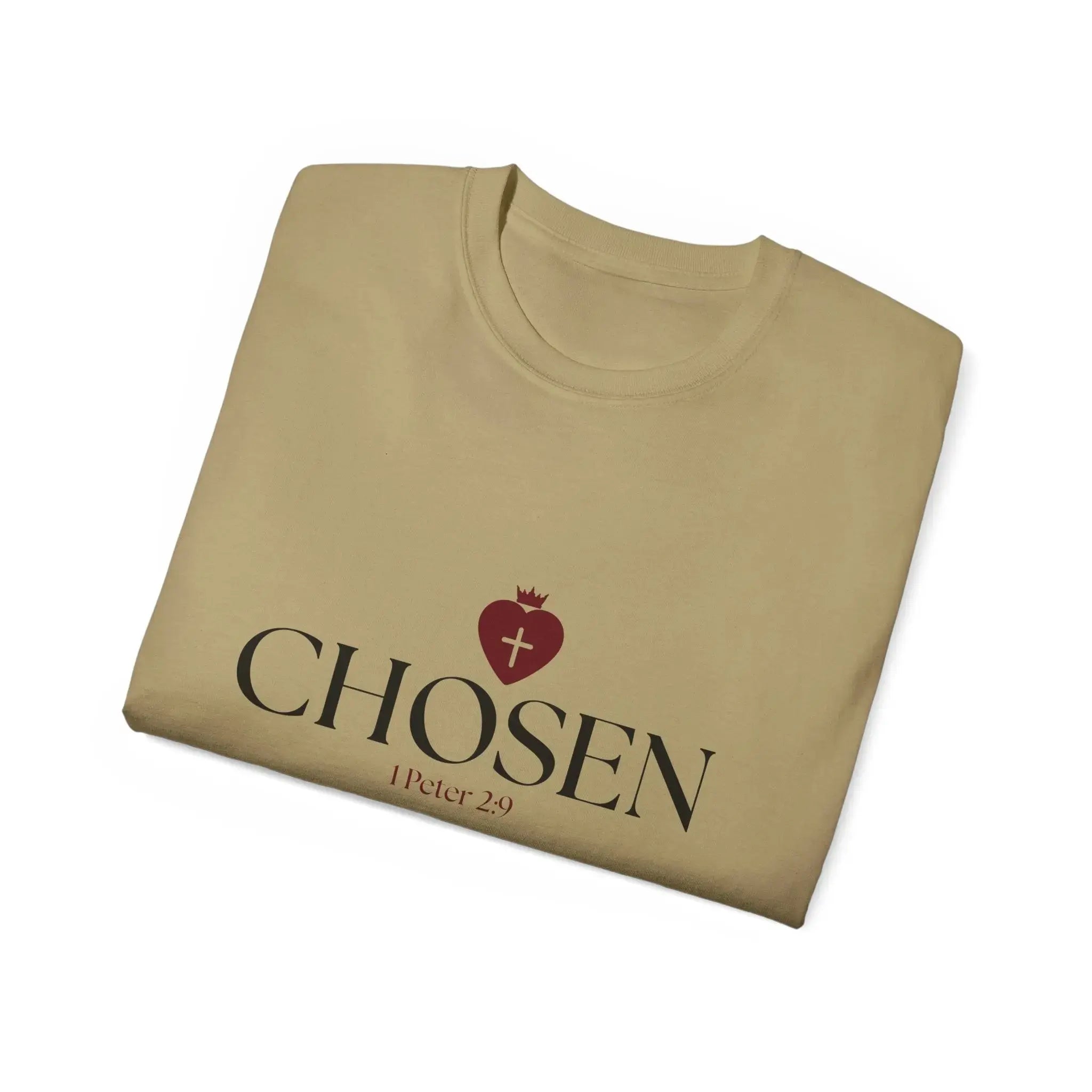 CHOSEN Bible verse t-shirt white, Christian women's gift YESHUALL, view 21