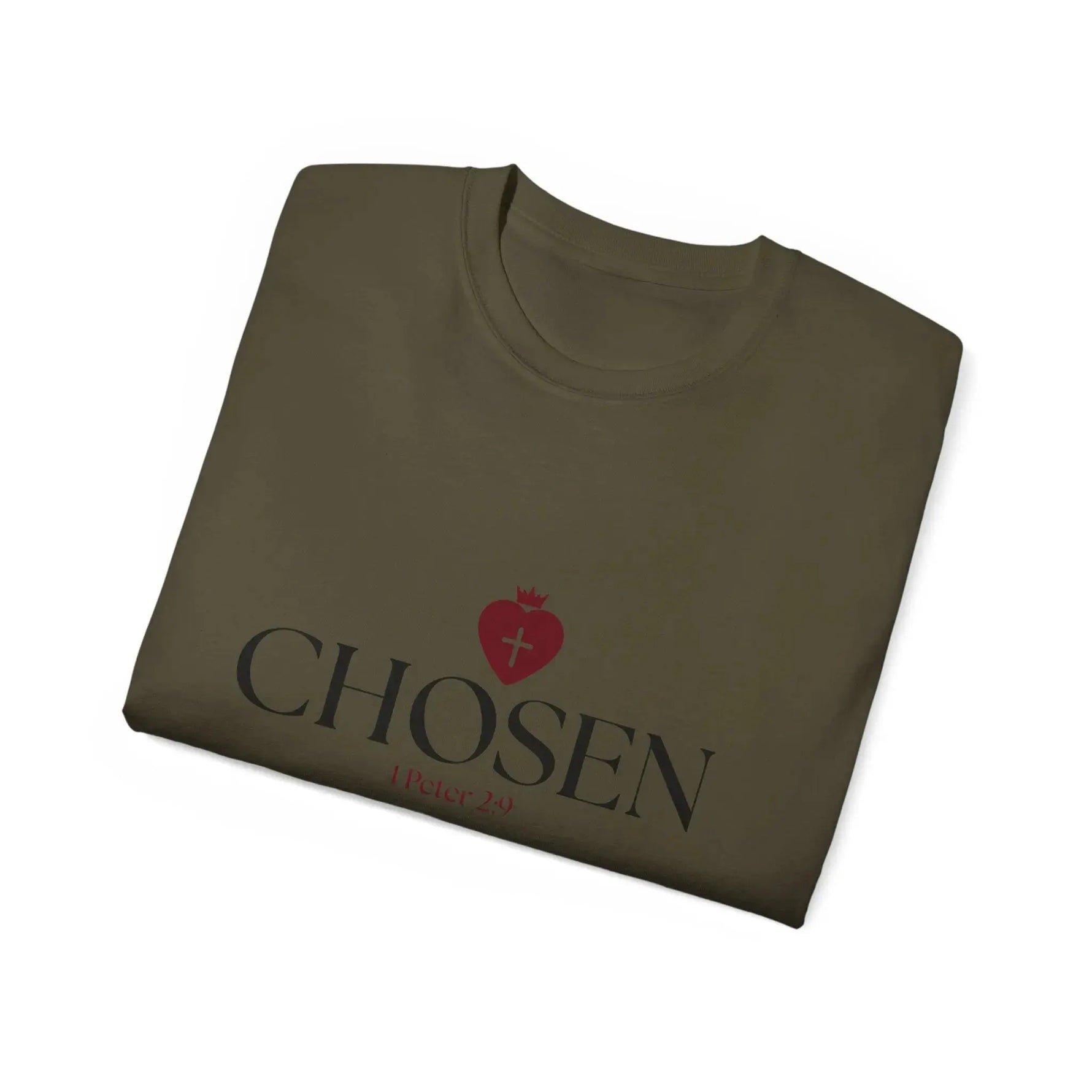 CHOSEN Bible verse t-shirt white, Christian women's gift YESHUALL, view 17