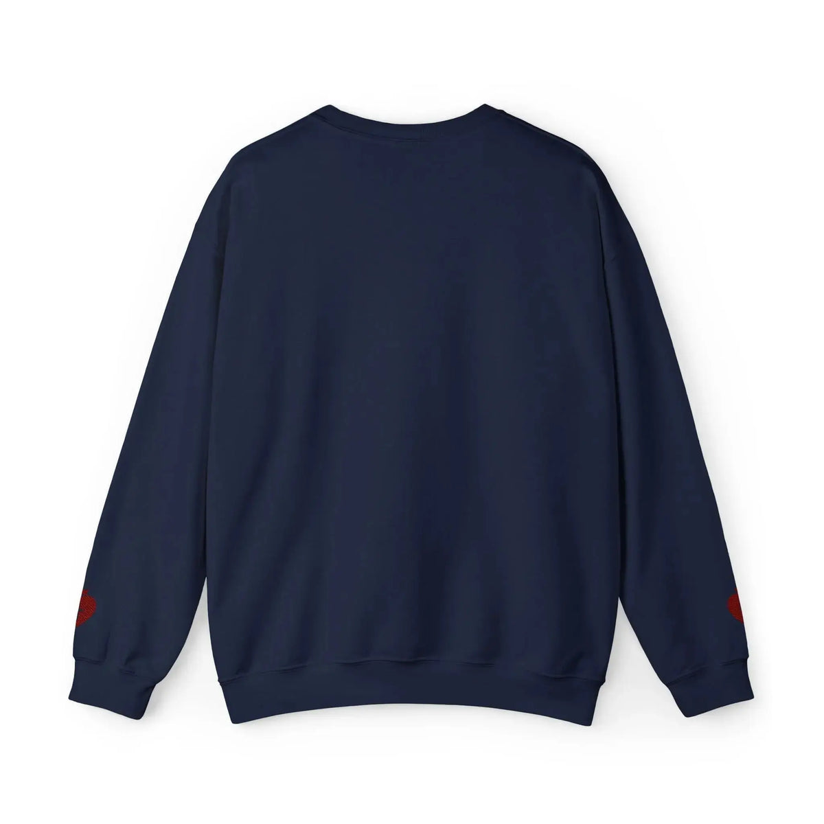 REDEEMED sweatshirt side view, Christian faith women's crewneck