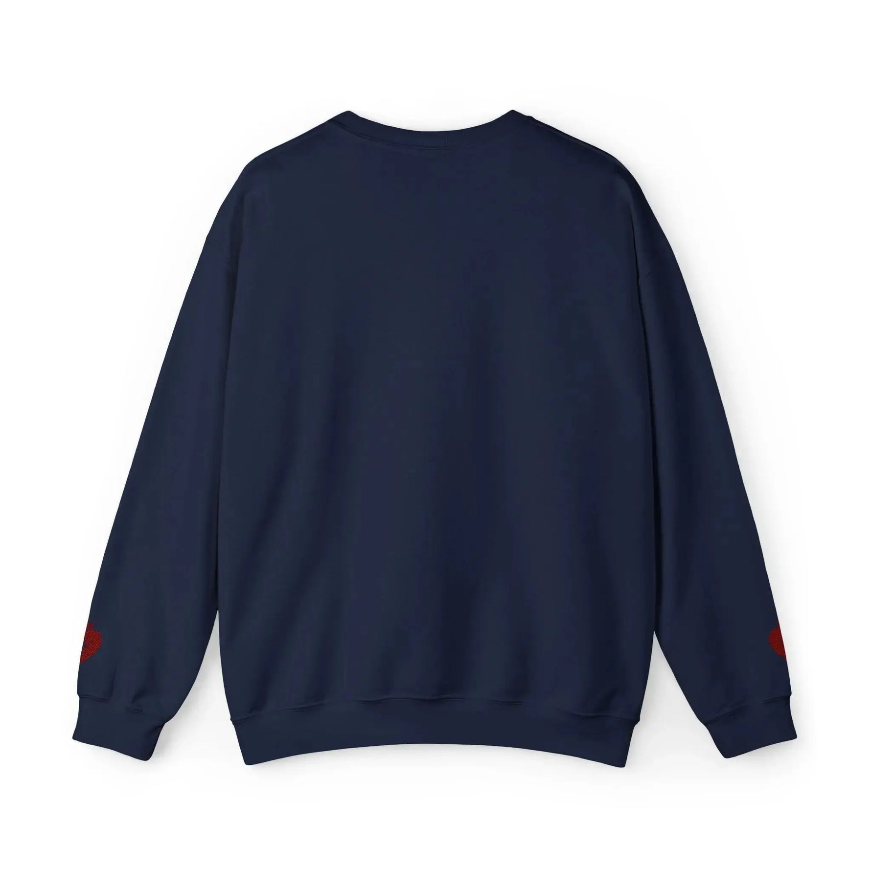 REDEEMED sweatshirt side view, Christian faith women's crewneck
