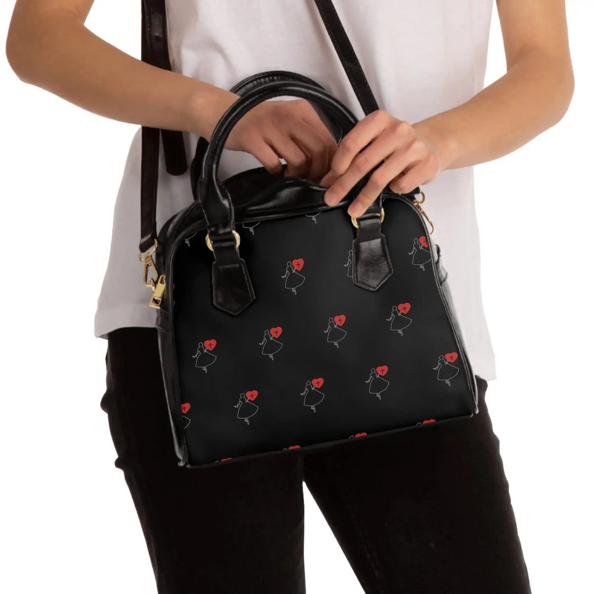 Christian Women's Shoulder Handbag Black - YESHUALL