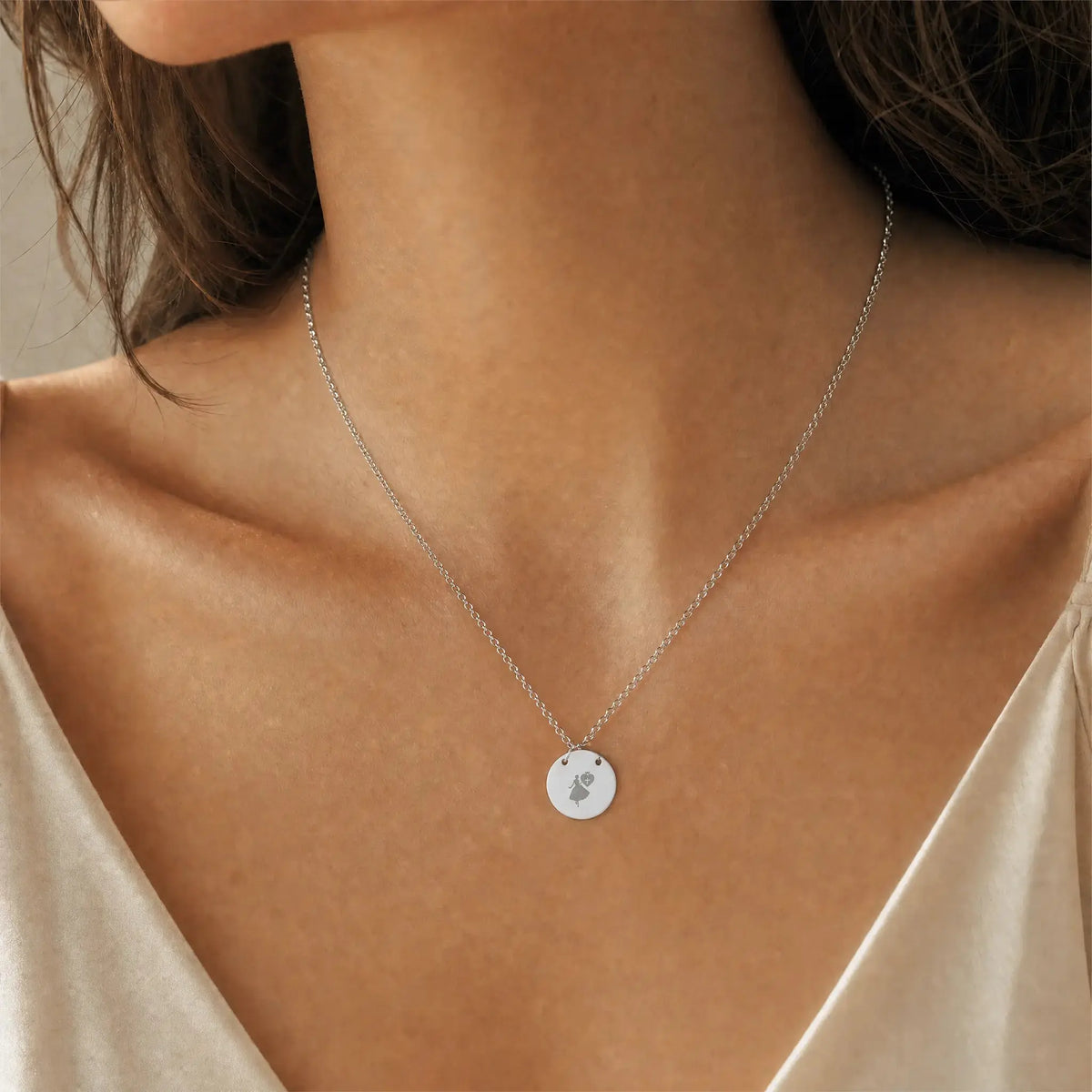 Circle Necklace (Engraving) - YESHUALL