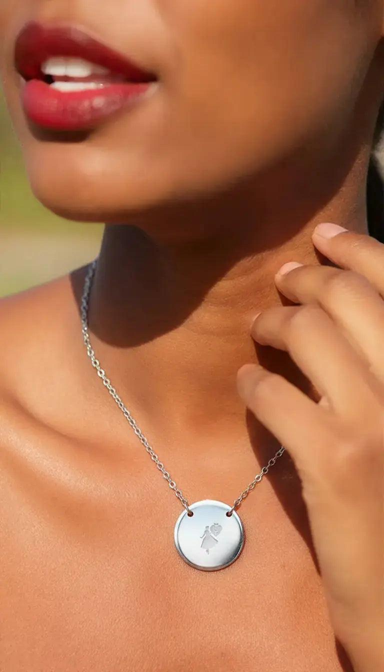 Circle Necklace (Engraving) - YESHUALL