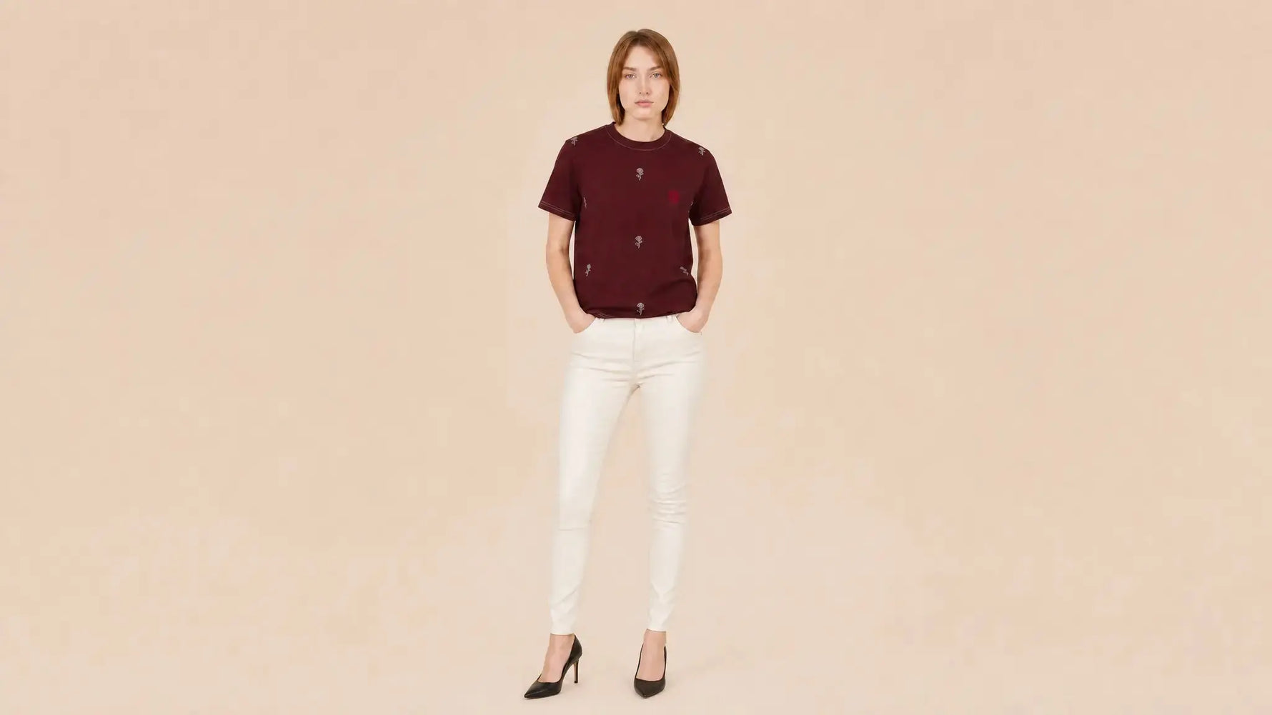 Christian cut and sew tee full print, faith women's apparel YESHUALL