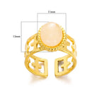 Cross Ring Double-Layer Ring - YESHUALL