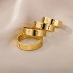 Cross Ring Double-Layer Ring - YESHUALL