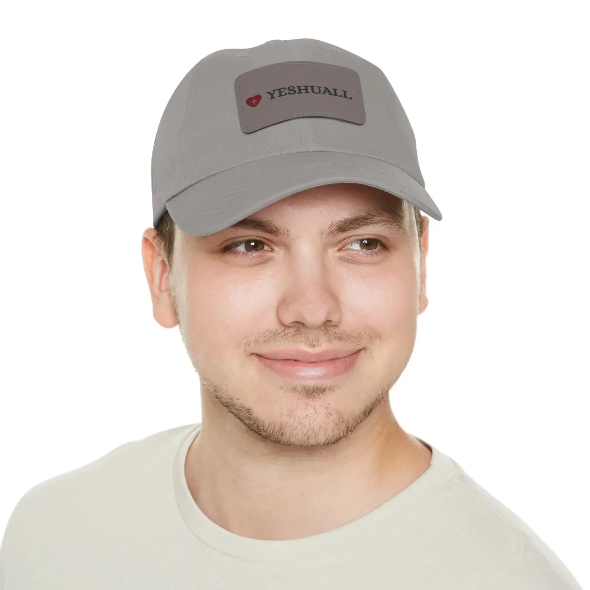 Dad Hat with Leather Patch (Rectangle) - YESHUALL
