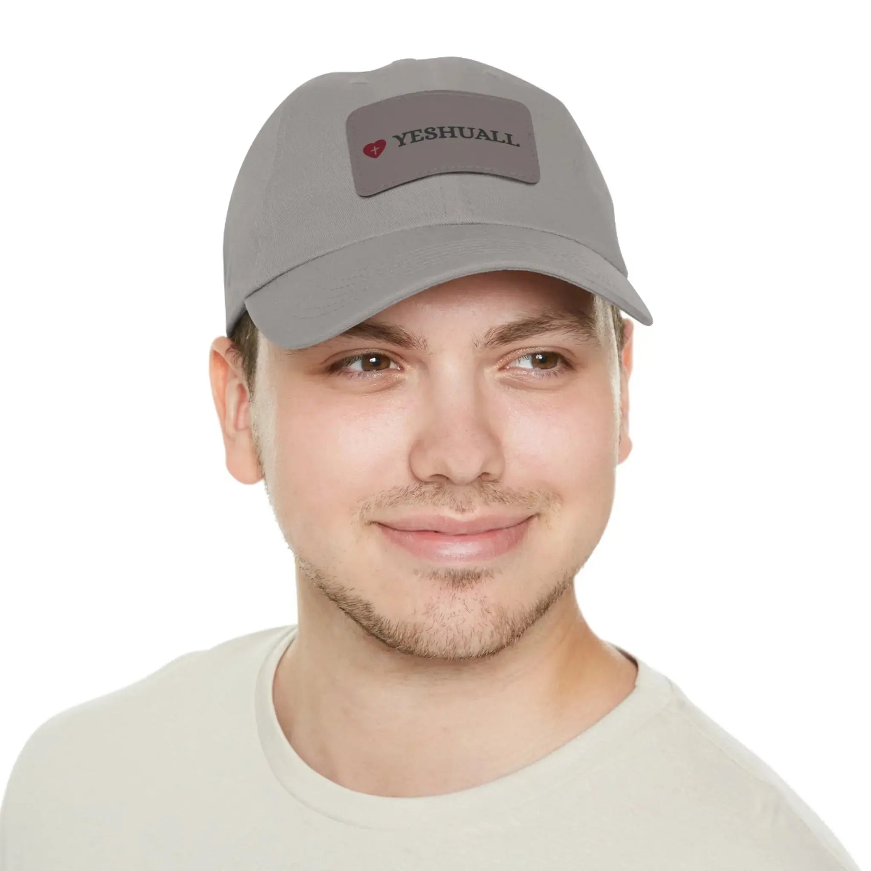 Dad Hat with Leather Patch (Rectangle) - YESHUALL