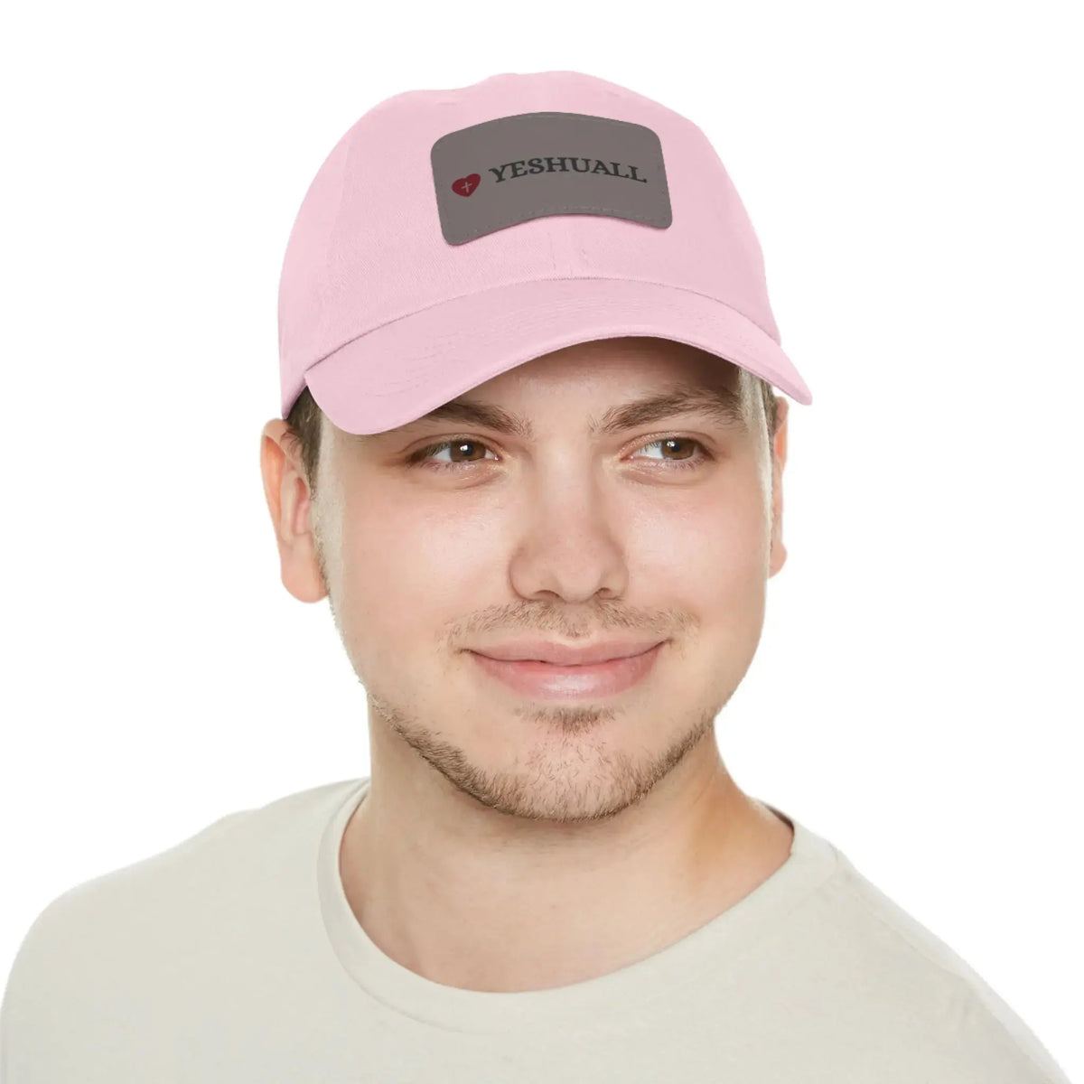 Dad Hat with Leather Patch (Rectangle) - YESHUALL