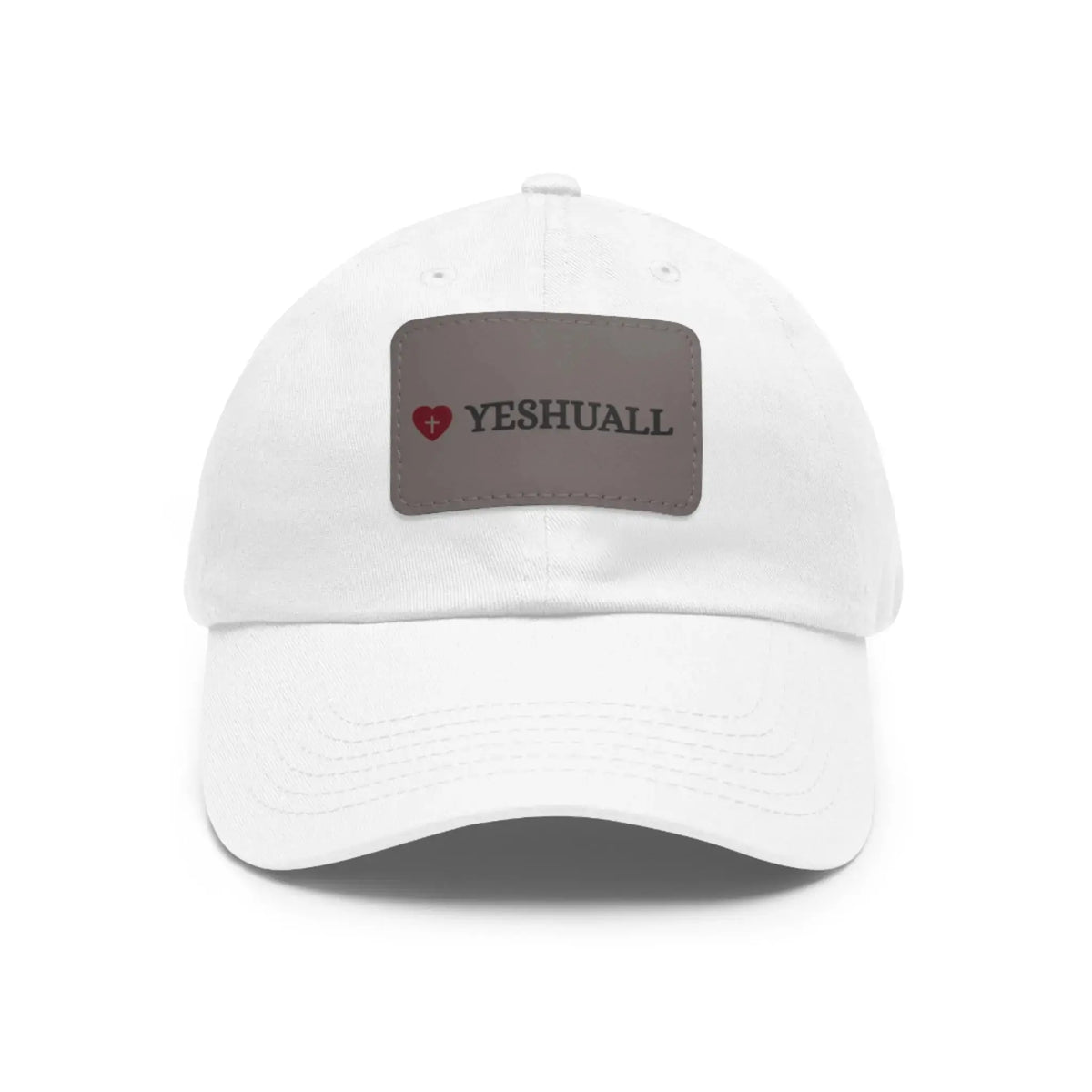 Dad Hat with Leather Patch (Rectangle) - YESHUALL