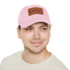 Dad Hat with Leather Patch (Rectangle) - YESHUALL