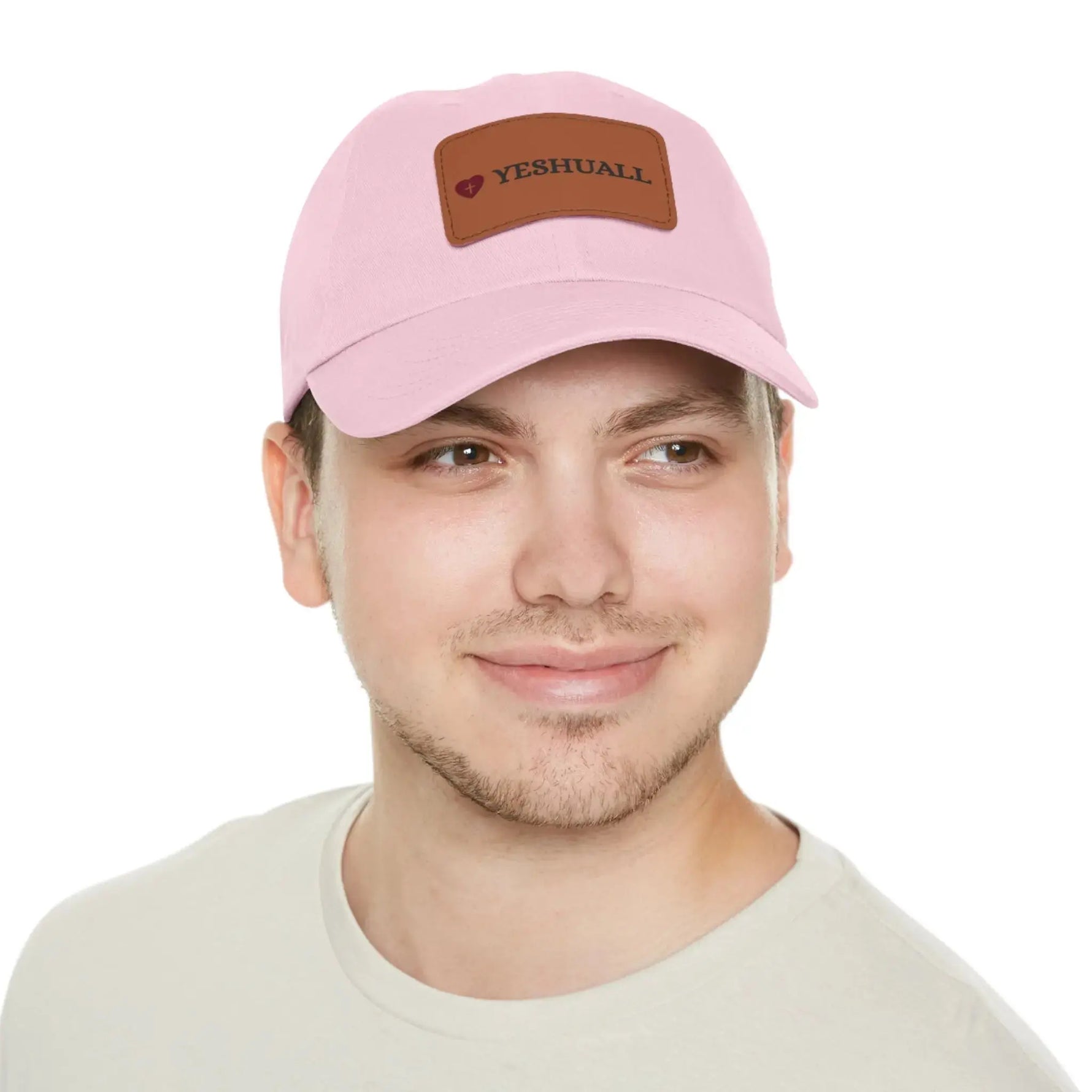 Dad Hat with Leather Patch (Rectangle) - YESHUALL