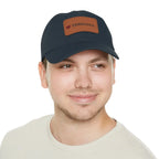 Dad Hat with Leather Patch (Rectangle) - YESHUALL