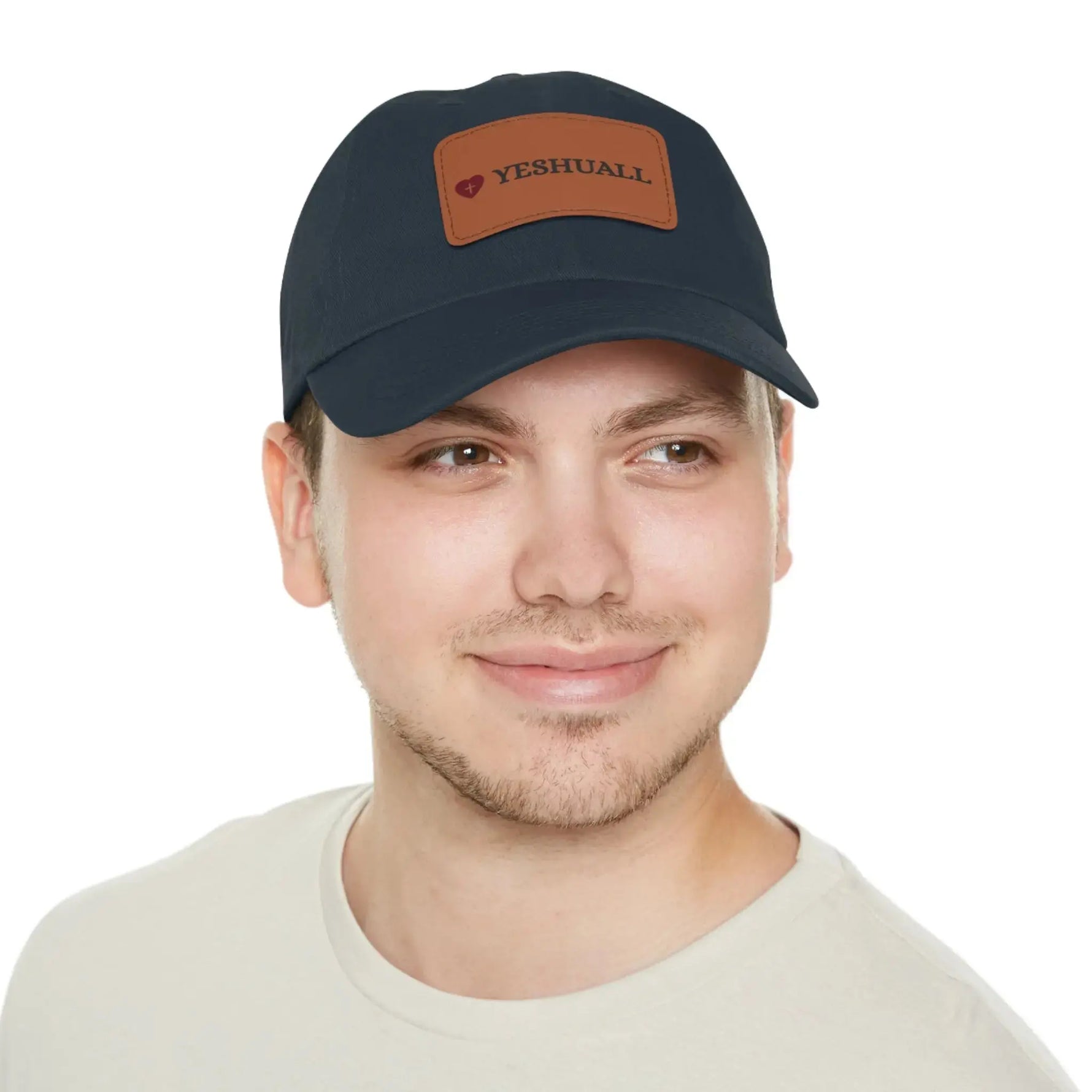 Dad Hat with Leather Patch (Rectangle) - YESHUALL