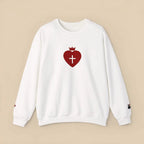 Daughter of the King crewneck flatlay, Christian women's gift