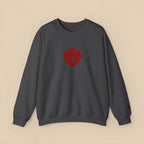 Daughter of the King crewneck back view, Christian faith apparel