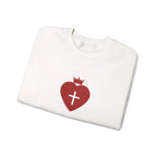 Daughter of the King crewneck on hanger, Christian women's clothing