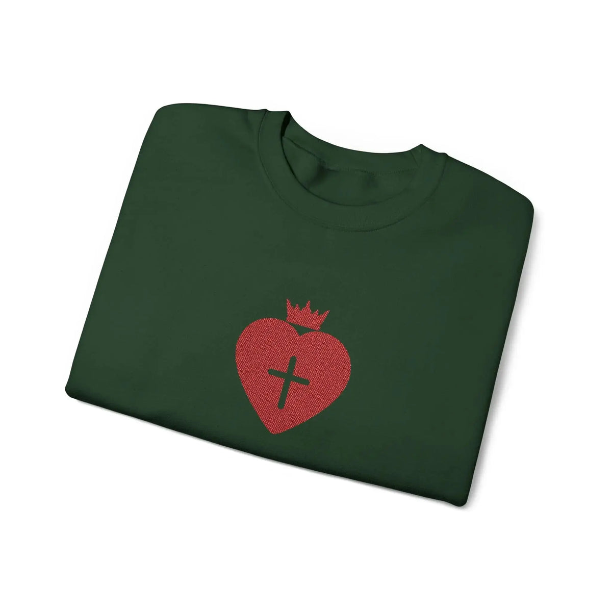 Daughter of the King sweatshirt worn front, Christian women YESHUALL