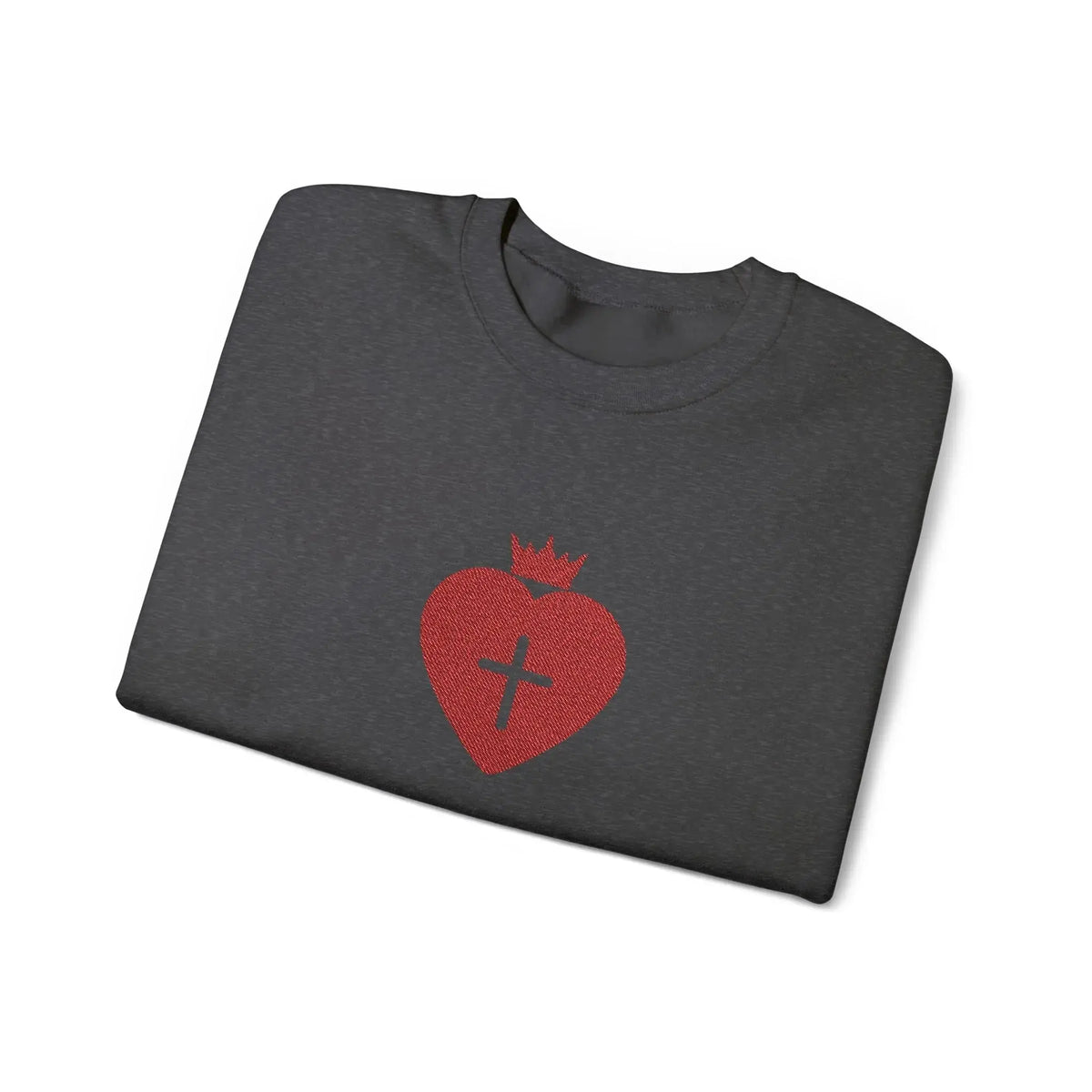 Daughter of the King faith sweatshirt detail, Christian women YESHUALL