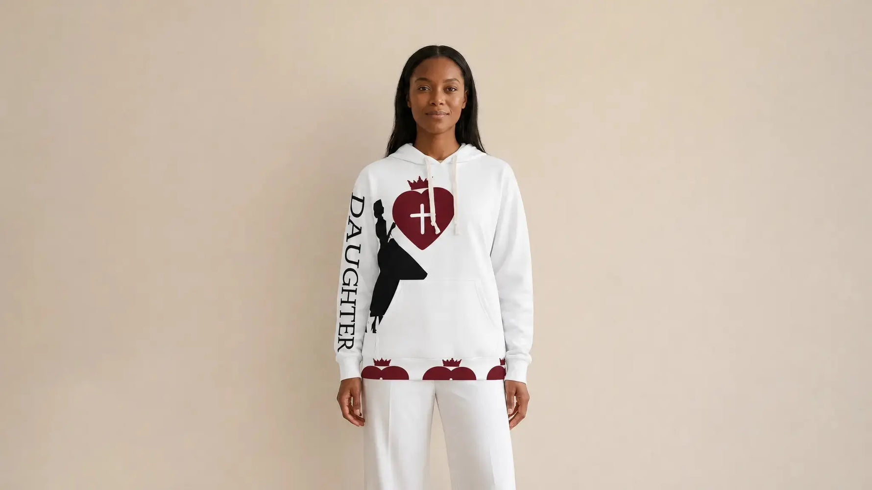 Faith Overflow Christian hoodie multicolor, women's faith apparel YESHUALL