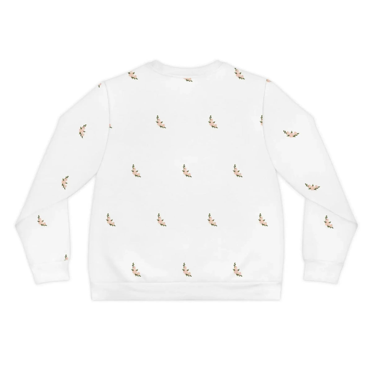Heart Cross lightweight sweatshirt fabric detail, Christian faith women