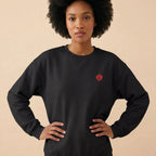 "Heart Cross" Christian Women's Crewneck Sweatshirt - YESHUALL