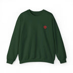 "Heart Cross" Christian Women's Crewneck Sweatshirt - YESHUALL