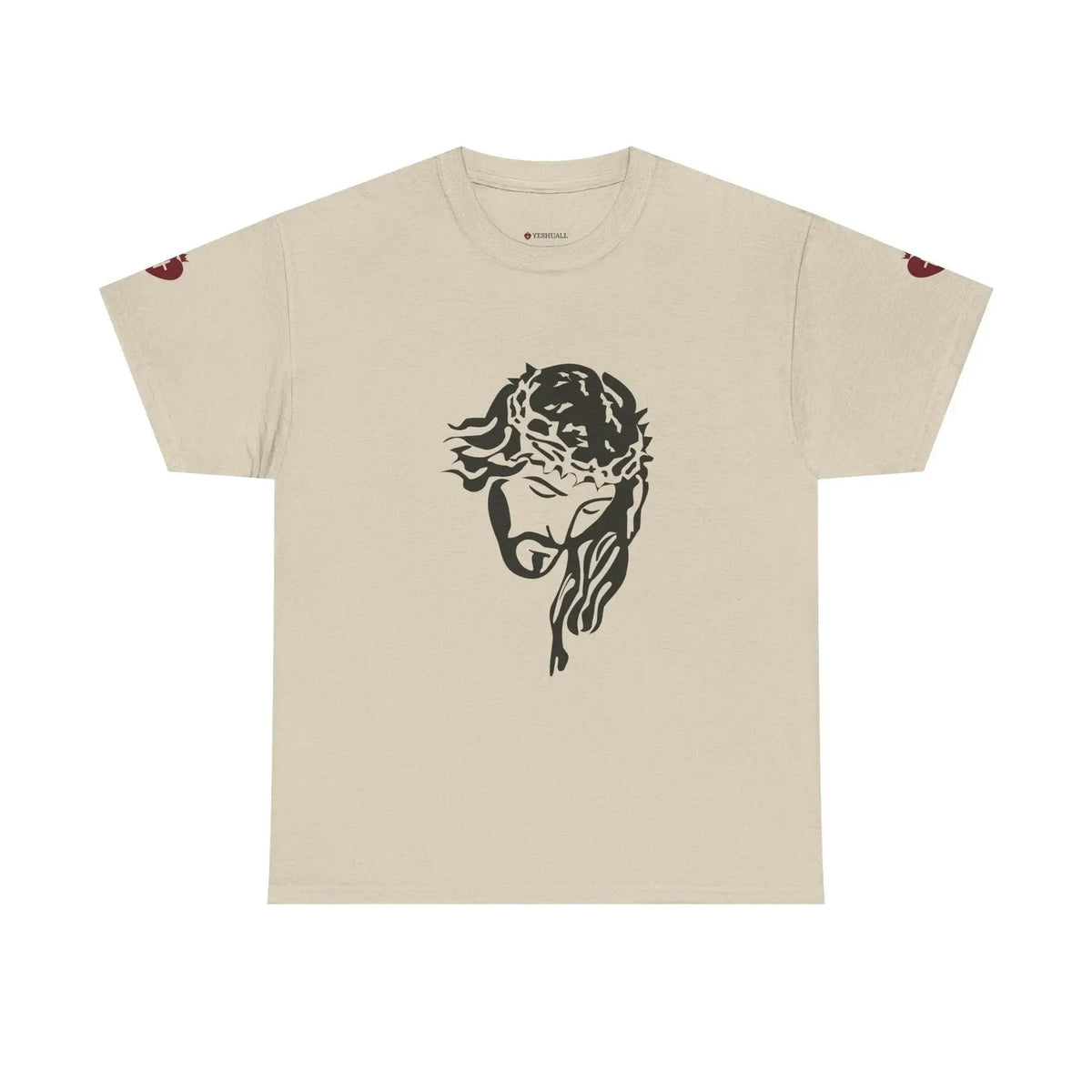 JESUS tee color options, Christian heavy cotton women's apparel