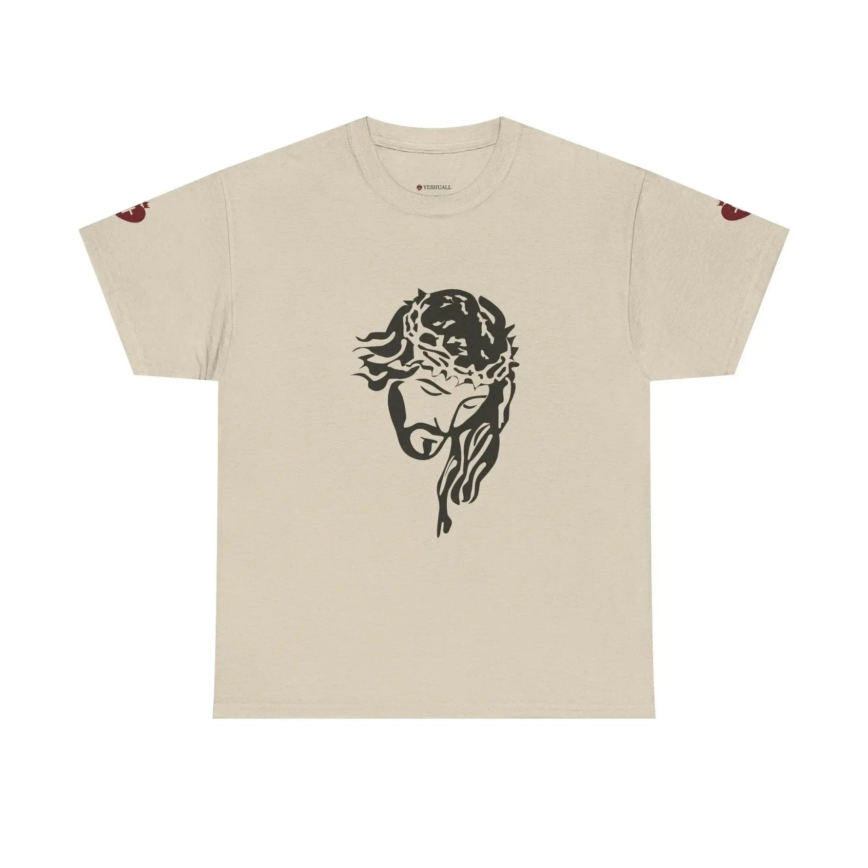 JESUS tee color options, Christian heavy cotton women's apparel