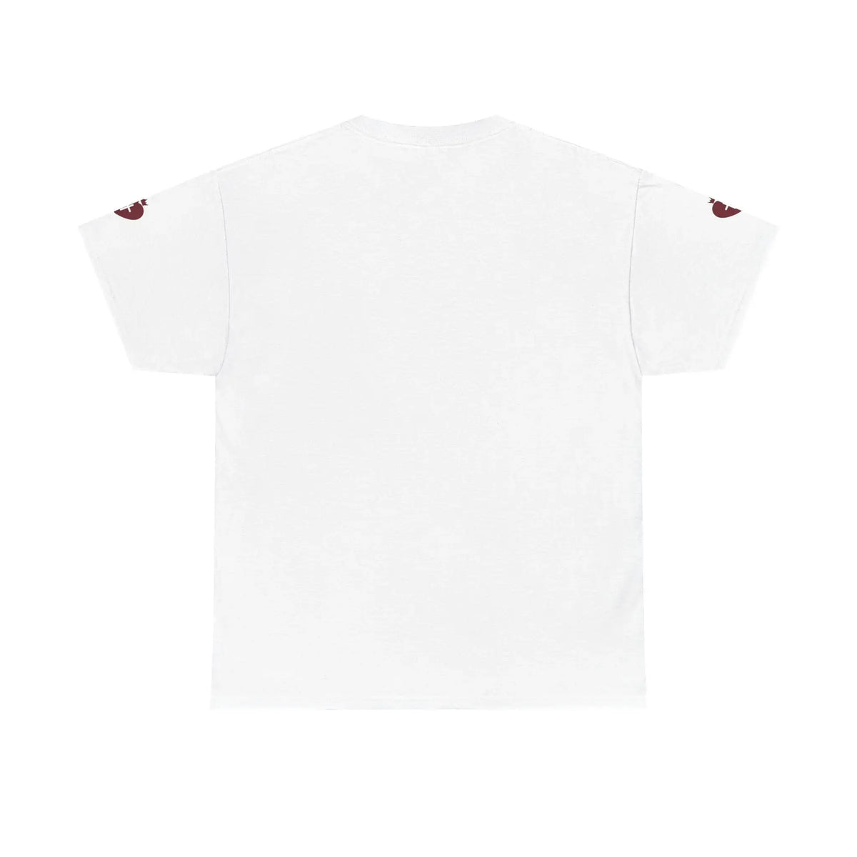 JESUS heavy cotton tee worn front, Christian faith declaration